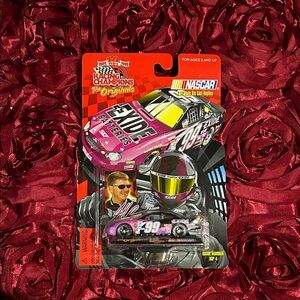 Racing Champions Pink NASCAR Toy Car Jeff Burton
